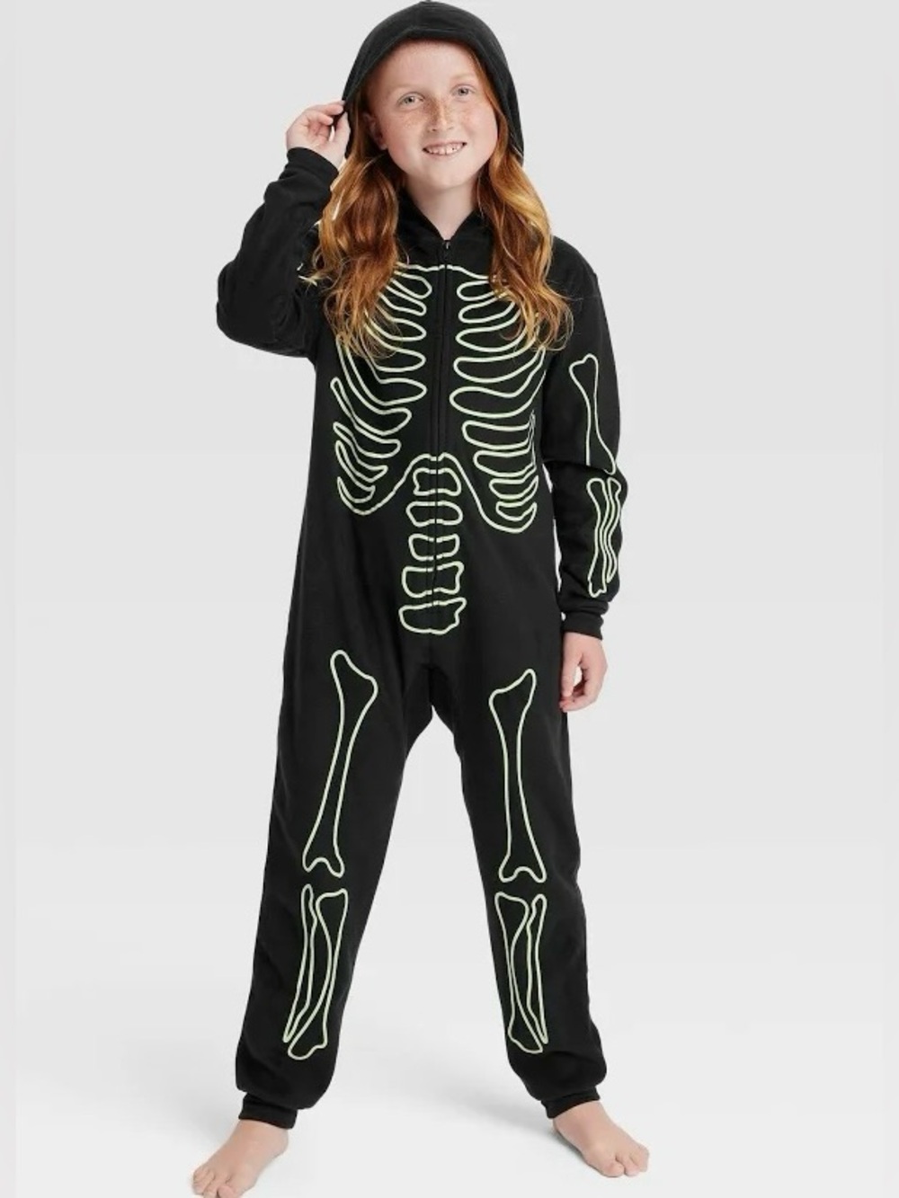 Target “HYDE &EEK !” Boutique Youth M
Glow-In-The-Dark Skeleton PJ/Costume